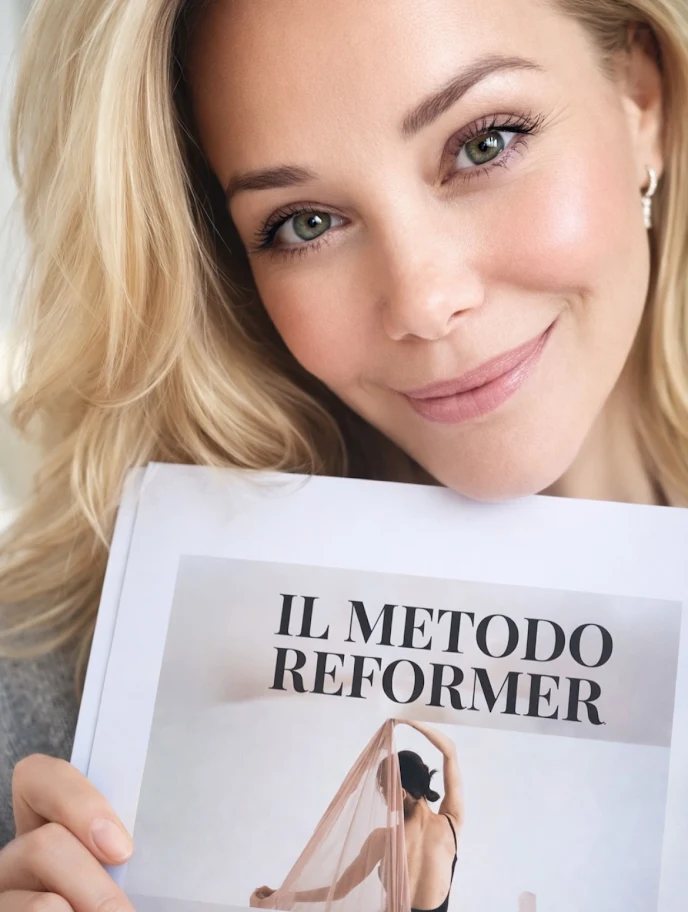 Iana Hajdau con il manuale Il Metodo Reformer